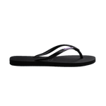 HAVAIANNAS KIDS SLIM RUBBER LOGO BLK/LILAC