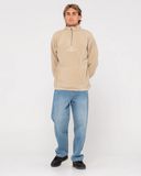 RUSTY  MIDDLE SECTION CREW POLAR FLEECE