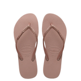 HAVAIANAS SLIM METAL LOGO GLITTER KIDS