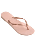 HAVAIANAS KIDS SLIM METALLIC BALLET ROSE PINK