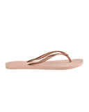 HAVAIANAS KIDS SLIM METALLIC BALLET ROSE PINK