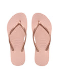 HAVAIANAS KIDS SLIM METALLIC BALLET ROSE PINK