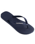 HAVAIANAS KIDS THICK RUBBER LOGO NAVY BLUE/NAVY BLUE/WHITE