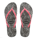 HAVAIANAS KIDS SLIM PRINT LEOPARD BLACK